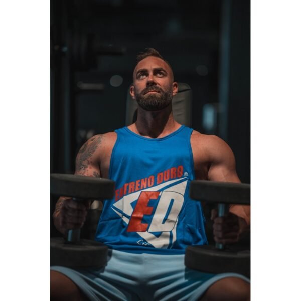 ED Camiseta sin mangas Azul