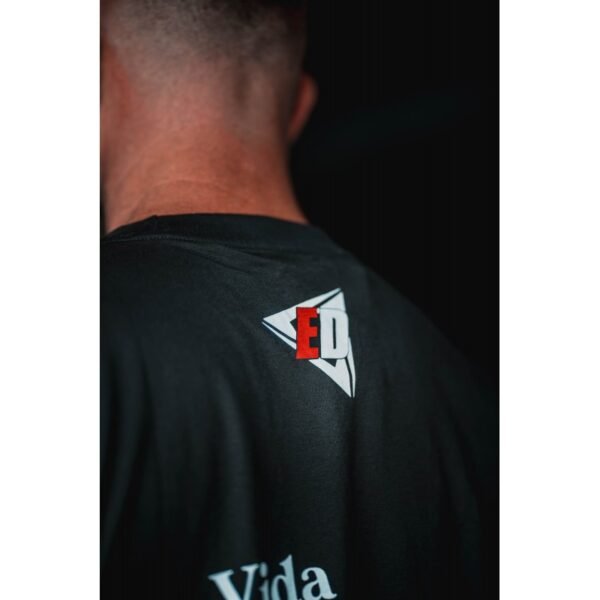 ED Camiseta Oversize Negra 'La Vida es muy corta...' - Imagen 4