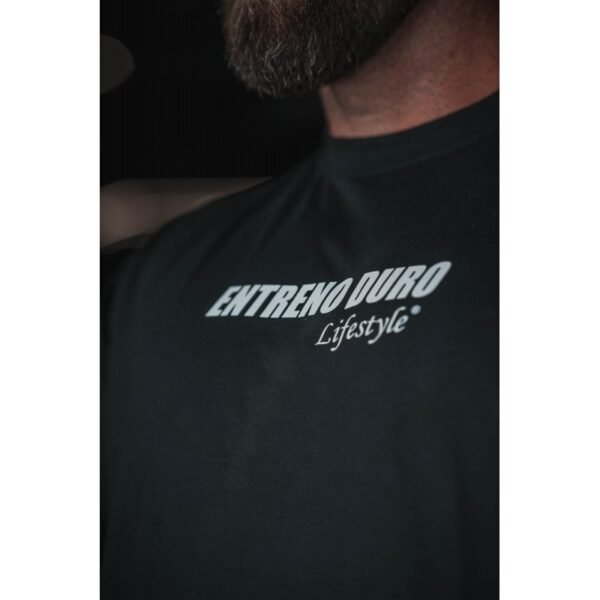 ED Camiseta Oversize Negra 'La Vida es muy corta...' - Imagen 3